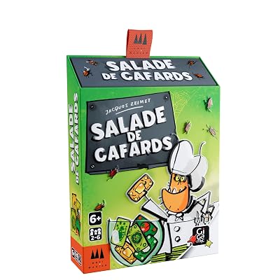 Gigamic- Jeu de Cartes-Salade de Cafards,6 ans to 99 ans, Drksal, Vert