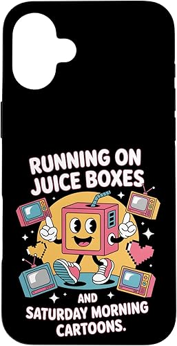 Miniatura 21 de Juice Boxes & Cartoons – Retro Nostalgia for 90s Kids Case for iPhone 15 Pro