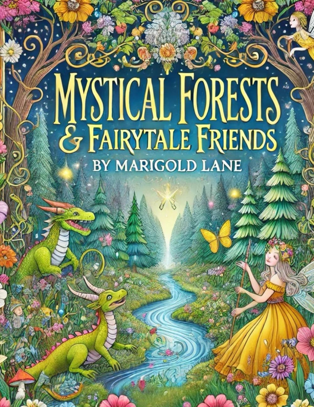Mystical Forests & Fairytale Friends: 40 Mystical Coloring Pages