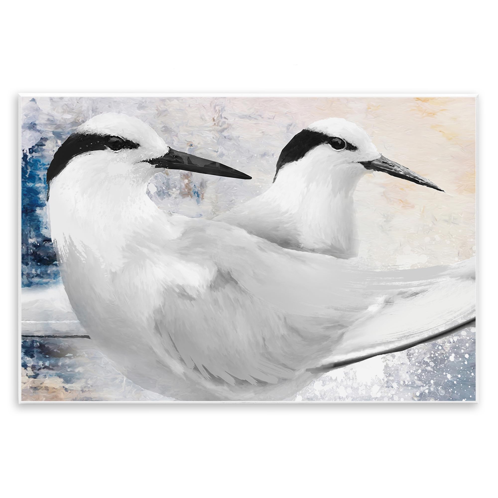 Stupell Industries 'Black Naped Tern', Wall Plaque Art, 19 x 13 Inches, Easy to Hang and Sturdy, Made in USA, by Porter Hastings