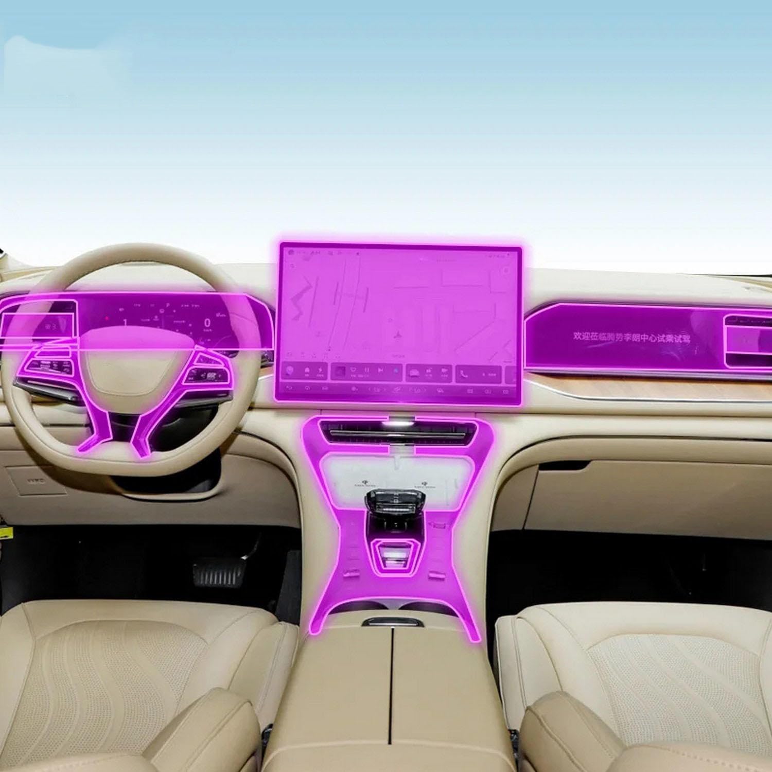 Protection de navigation GPS Denza N7 pour un intérieur de voiture impeccable
