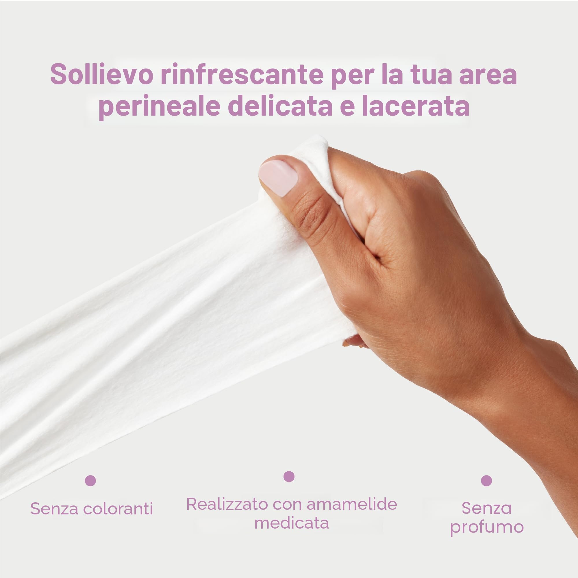 Frida Mom- Salviette rinfrescanti all'amamelide per alleviare il dolore post parto