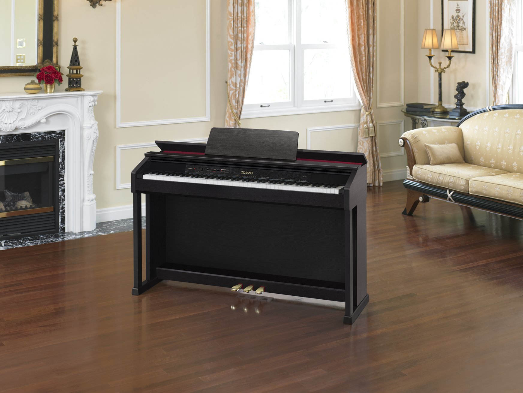 カシオ(CASIO) 電子ピアノ AP-450BK AP-450BK / 450BN / 450WE - デジタルピアノ＜セルヴィアーノ＞ - 電子