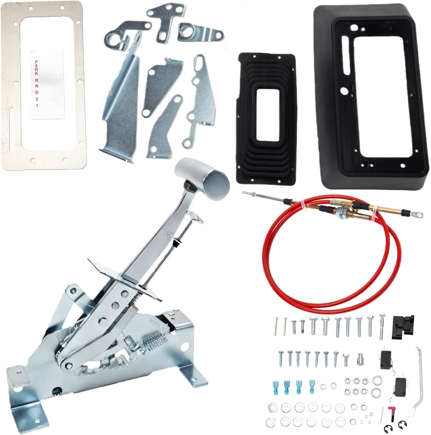 3-Speed StarShifter Automatic Shifter Compatible with B&M 80675 | Fit GM TH400 TH350 TH250 TH200, Ford C4 C6, Chrysler A727 A904 (1966+) Transmission