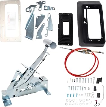 B&M 80675 StarShifter Three-Speed Automatic Transmission, Suitable for General Motors TH400, TH350, TH250, TH200, Fords C4, C6, and Chryslers A727, A904 After 1966 transmissions.
