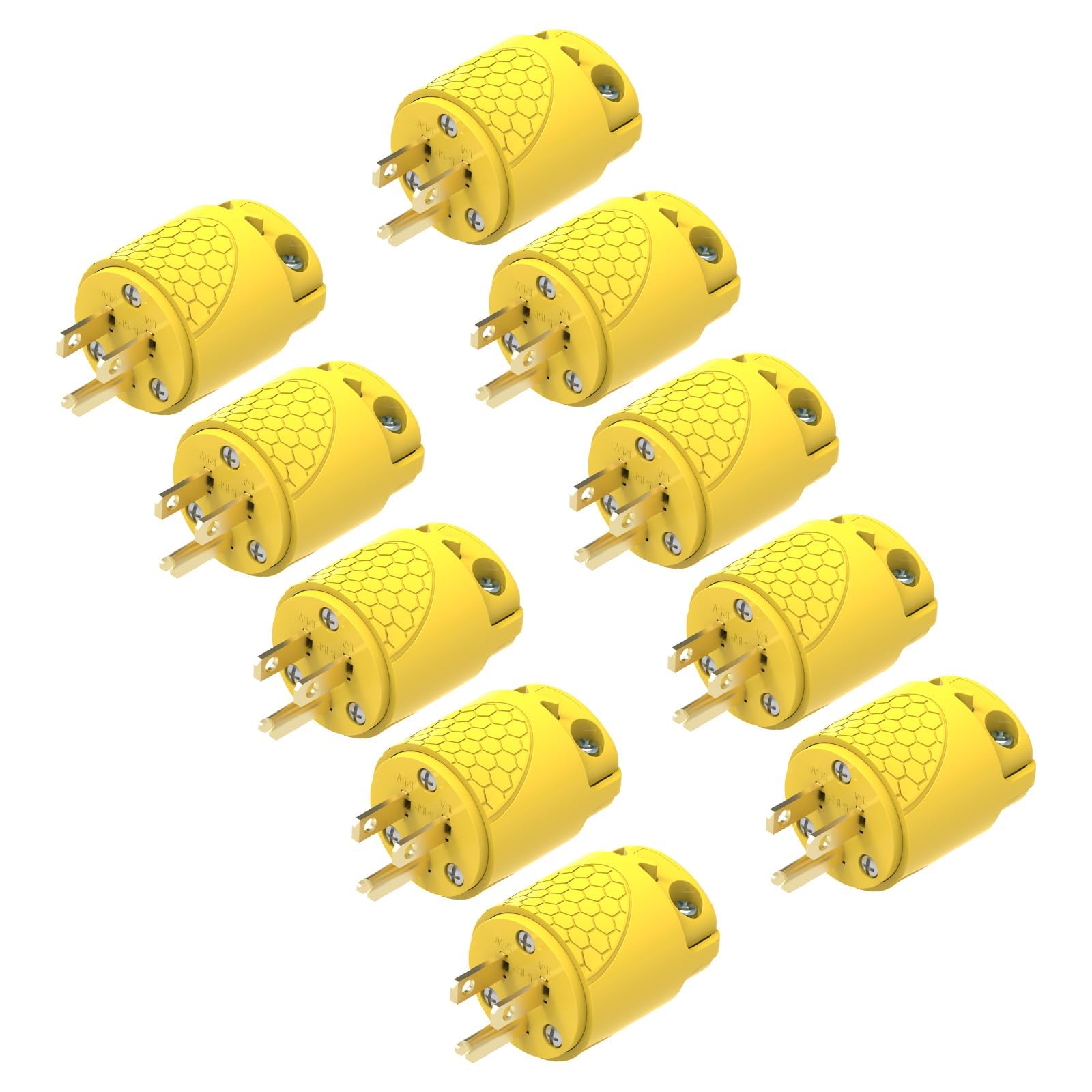 ThunderWay Extension Cord Replacement Ends - 10 Pack -13