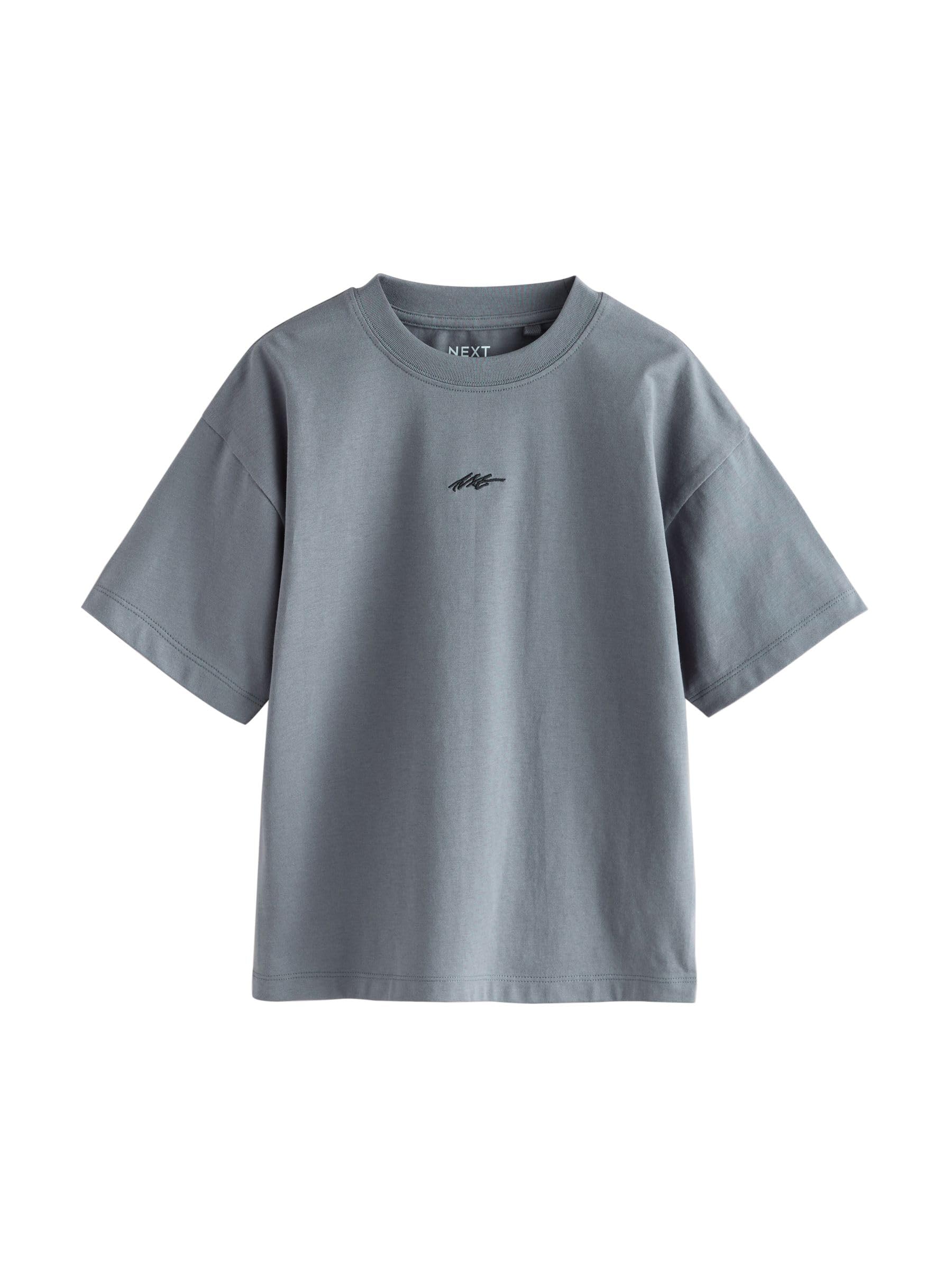 NEXT Jungen T-Shirt mit Grafik und kurzen Ärmeln, 4er-Pack
