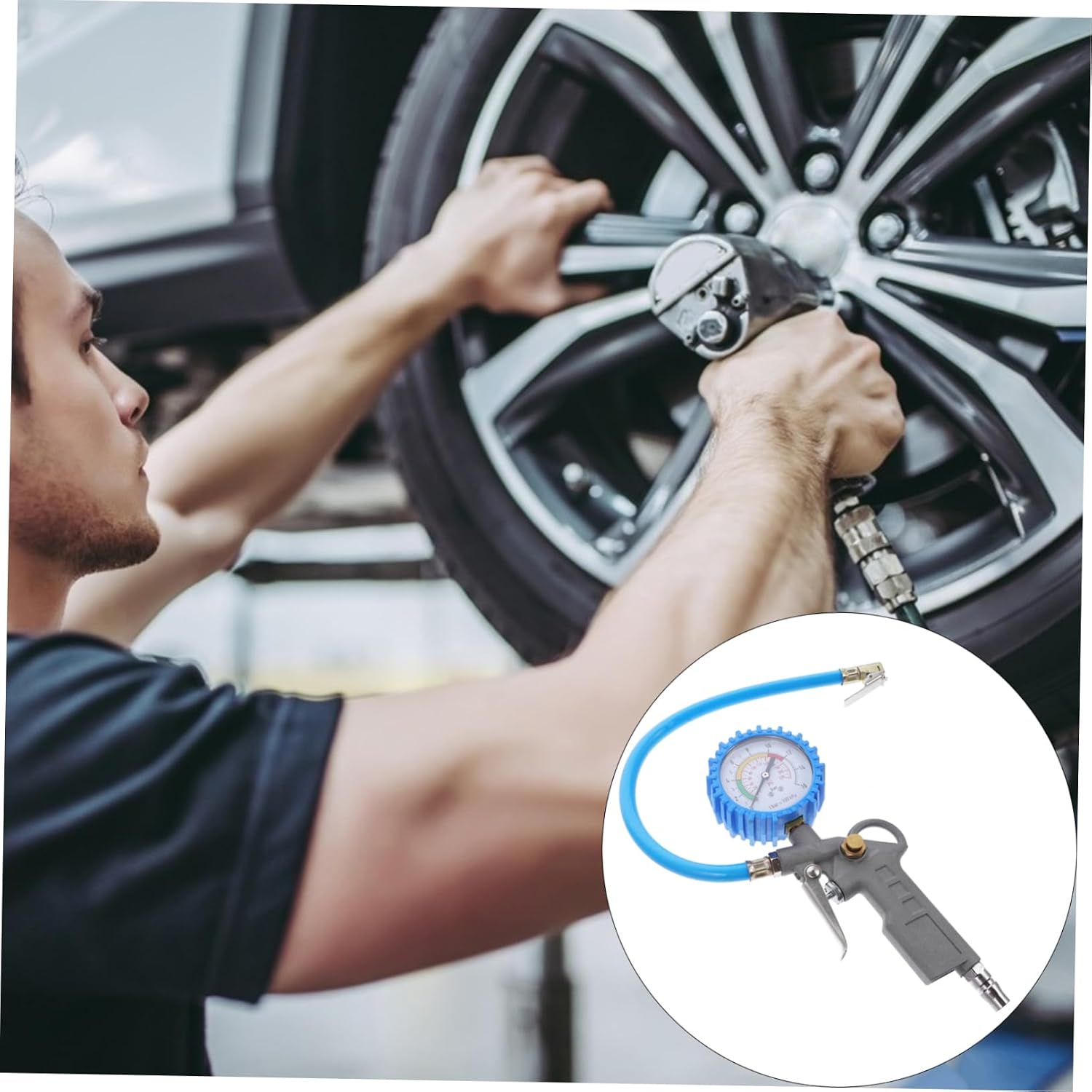 1pc Car Tire Pressure Gauge Accurate Tyre Pressure for Cars Suvs Motorcycles for Safe Driving