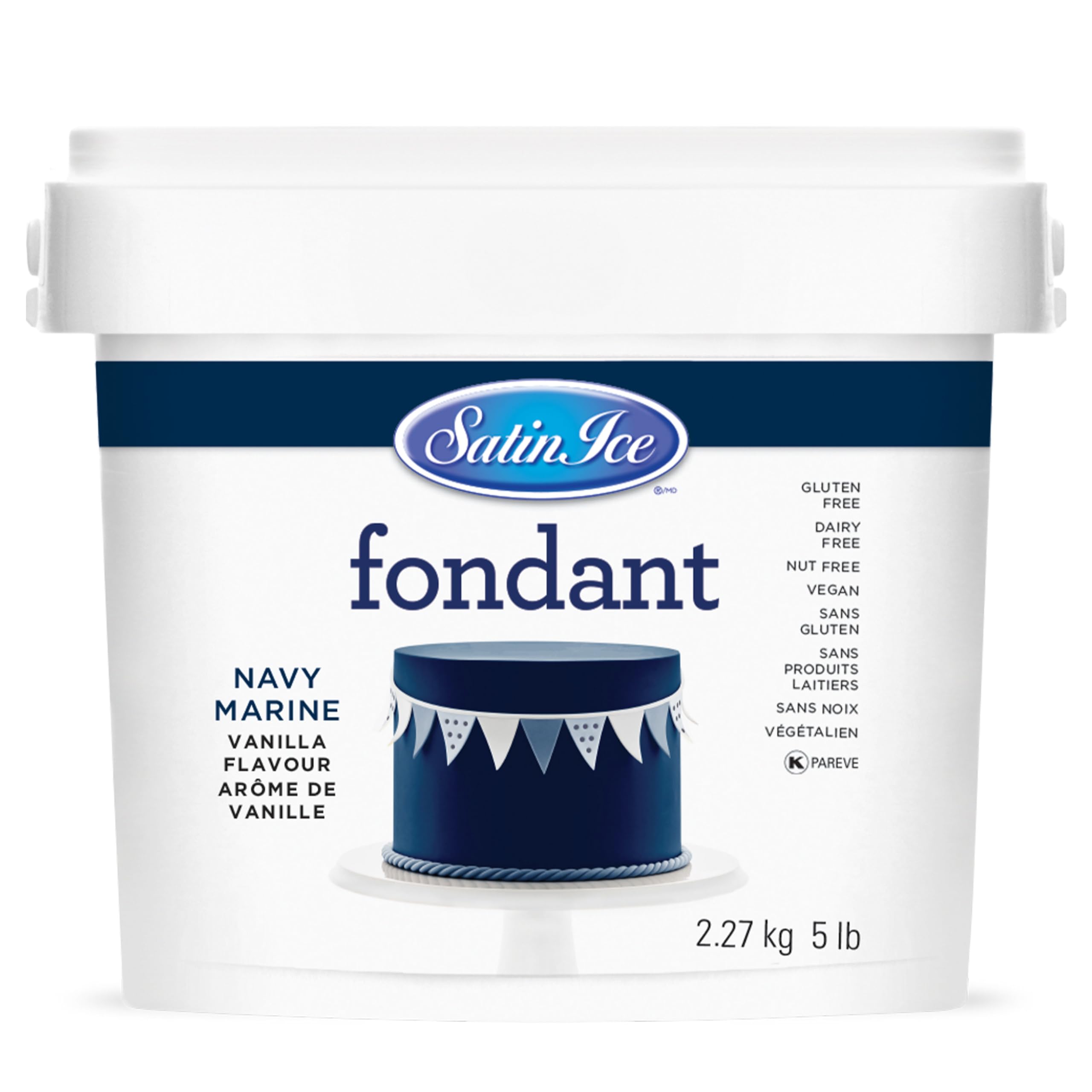 Satin Ice Black Fondant, Vanilla, 1 Kilogram — view 31