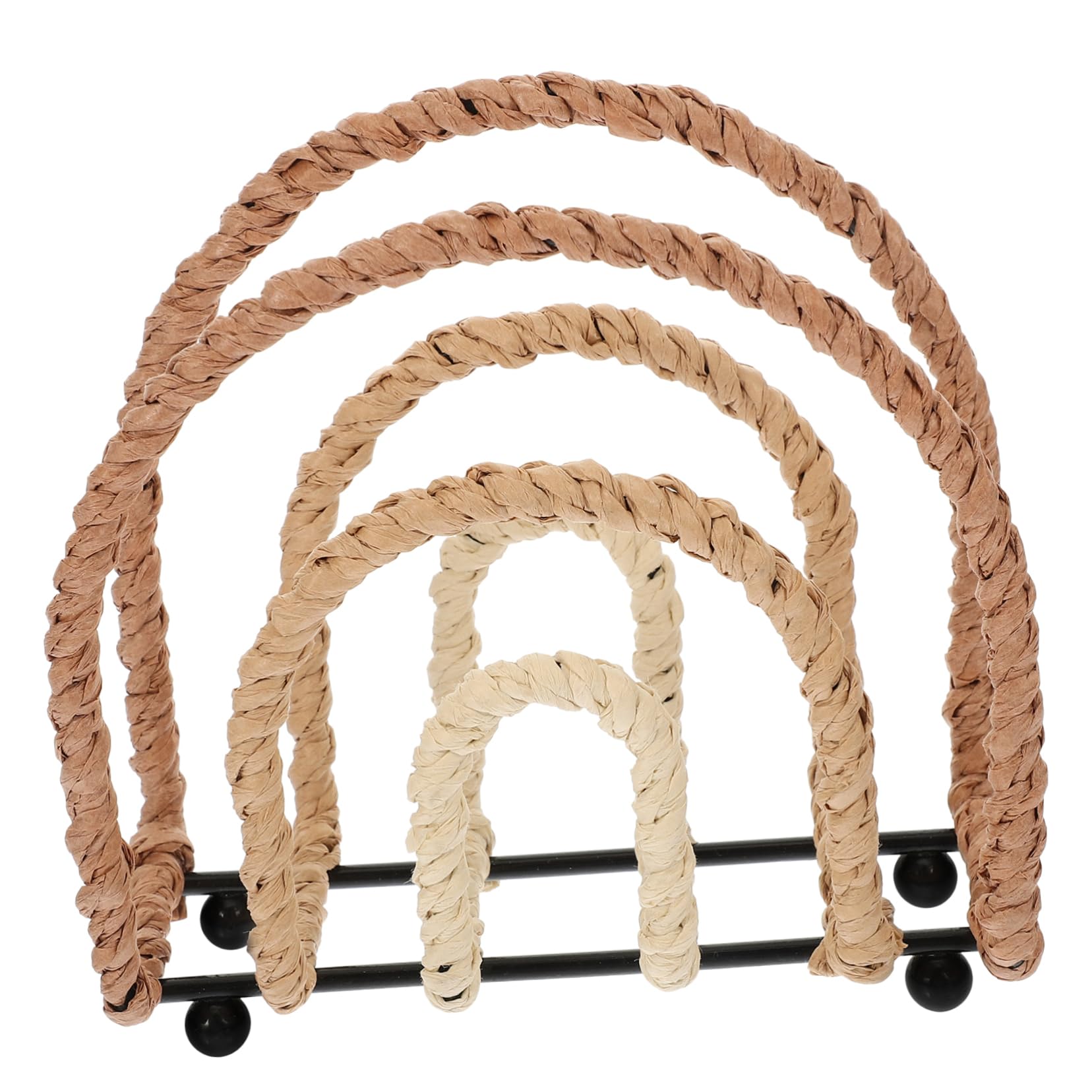Ciieeo 3 Soportes Para Toallas De Papel Hechos A Mano Decoración De Escritorio Servilletero Vertical Soporte Decorativo Para Servilletas Servilletero Independiente Soporte Para