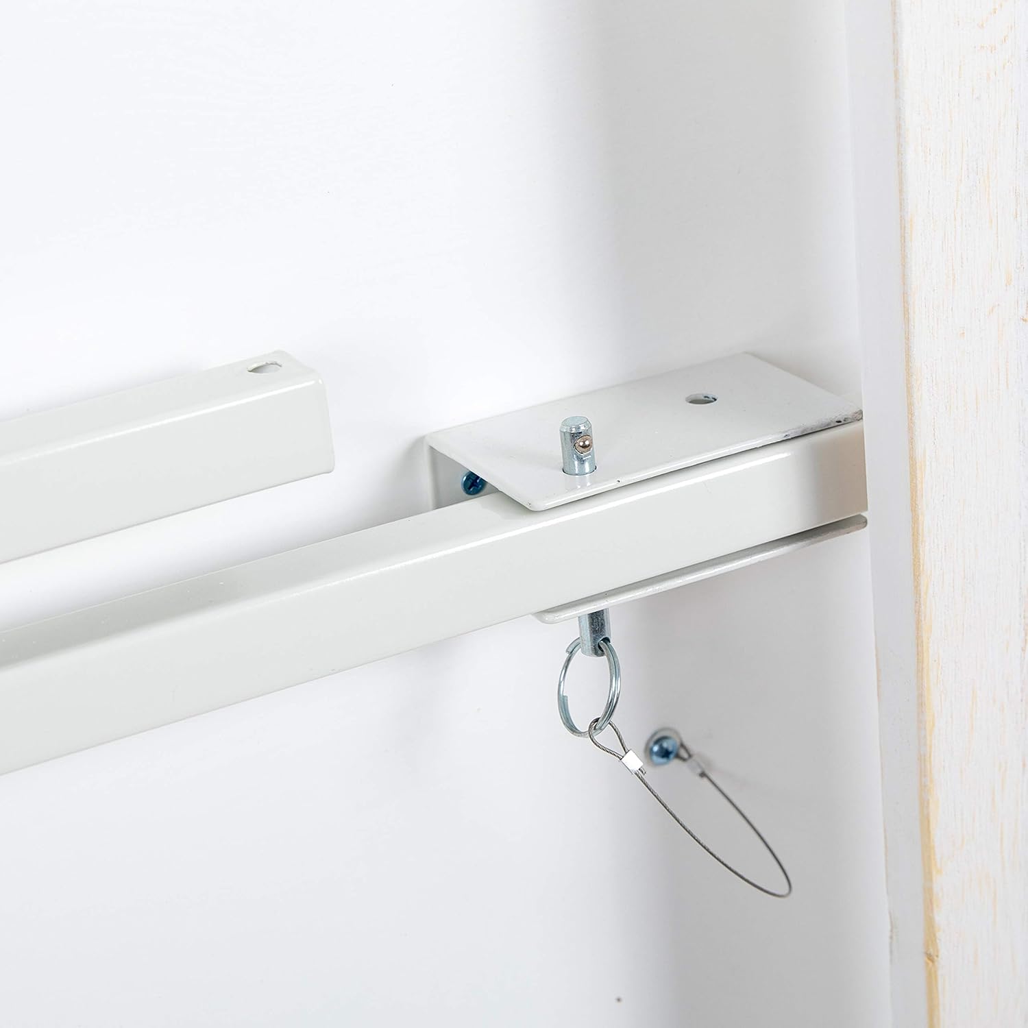 Flash Furniture HERCULES Series 7' x 40" Rectangular Antique Rustic White Solid Pine Folding Farm Table : Home & Kitchen