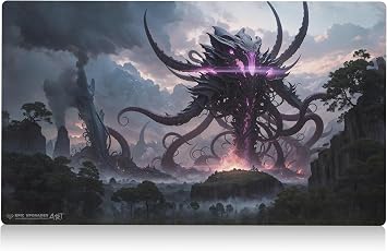 Eldrazi Inspired Playmat - Void Series VI | 24"x14" Colorless Wastes Player Artwork MTG Play Mat
