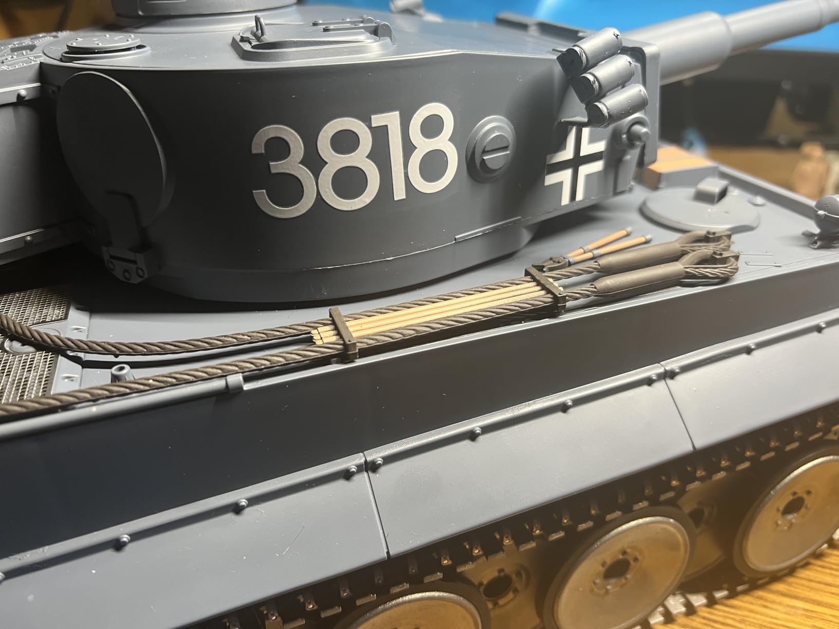 In Stock Henglong 1:8 Scale Full Metal German Tiger I RC Tank 3818 RTR – TOUCAN RC HOBBY