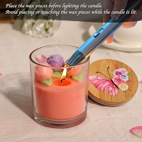 Miniatura 3 de Tuitessine Vela de flores de regalo para mujer, velas aromáticas de rosa, vela de cera de soja, vela divertida para el día de la madre, Navidad, día