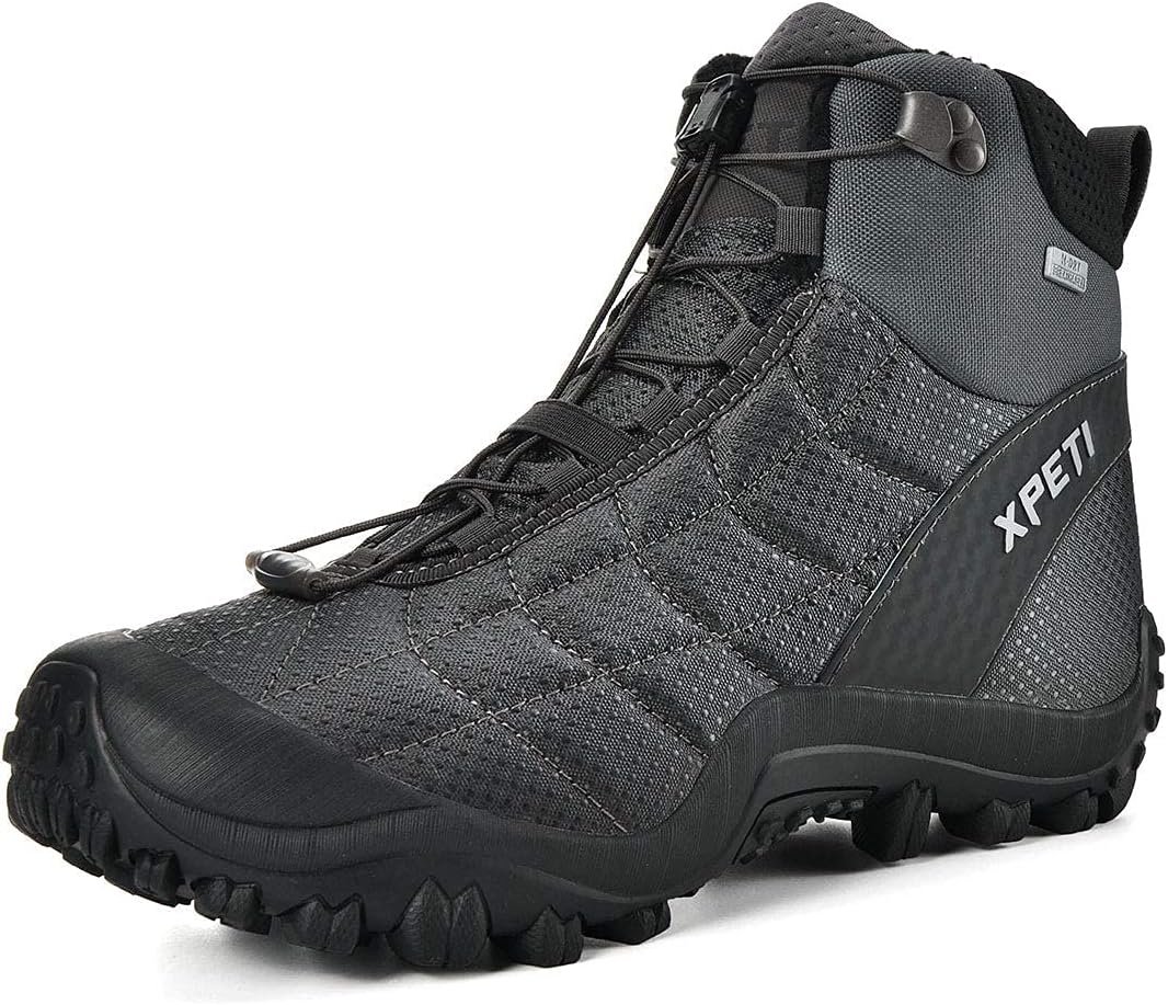 Men's Crest Thermo Mid Waterproof Hiking Boots Snow Winter Boot