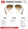 Lentes de sol Ray-Ban RB3925 AVIATOR MAX Pilot con Estuche Oficial 5