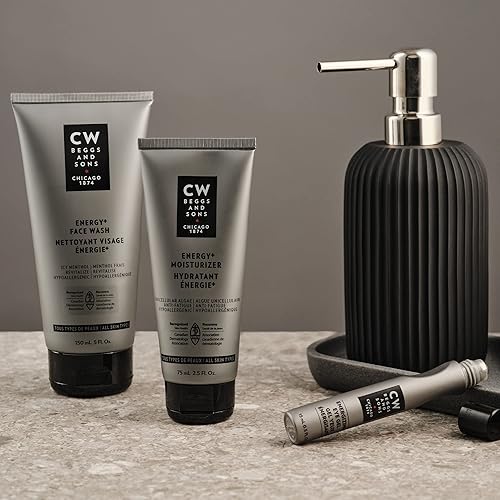 Miniatura 6 de CW Beggs Gel energizante para hombres, cuidado del contorno de ojos antifatiga, hipoalergénico, sin fragancia, sin parabenos, sin alcohol, sin