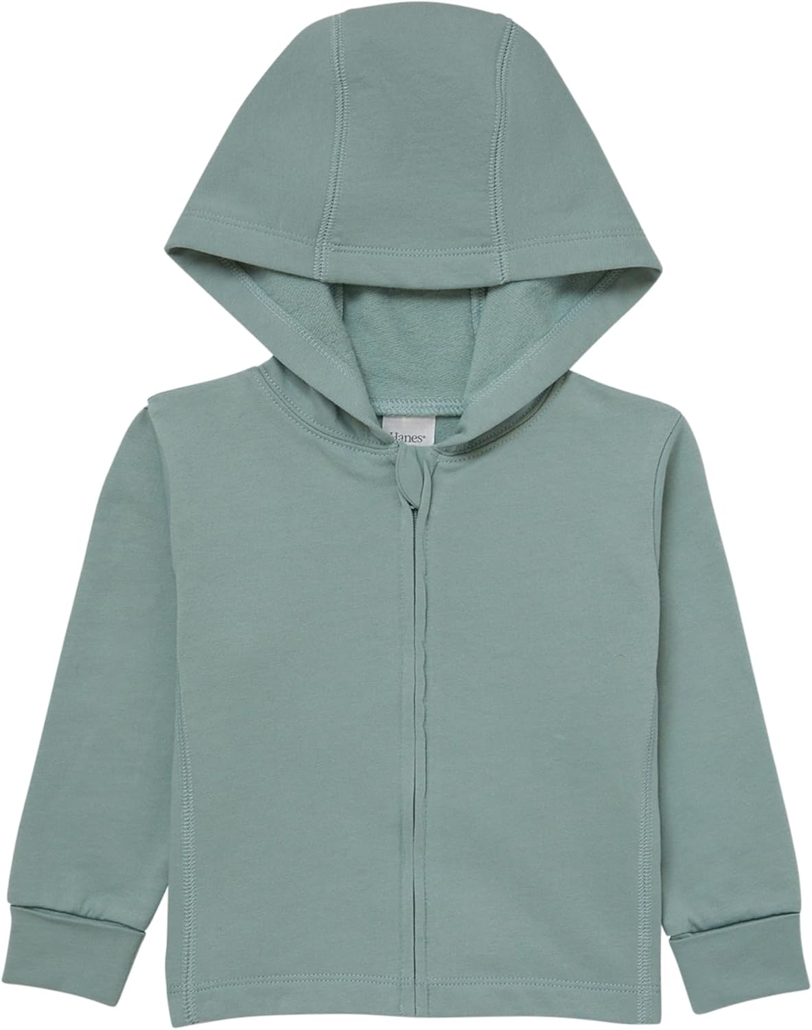 Hanes unisex-baby Pure Comfort Organic Hoodie, French Terry Full-zip Hooded Sweatshirt, Infant Boys & Girls