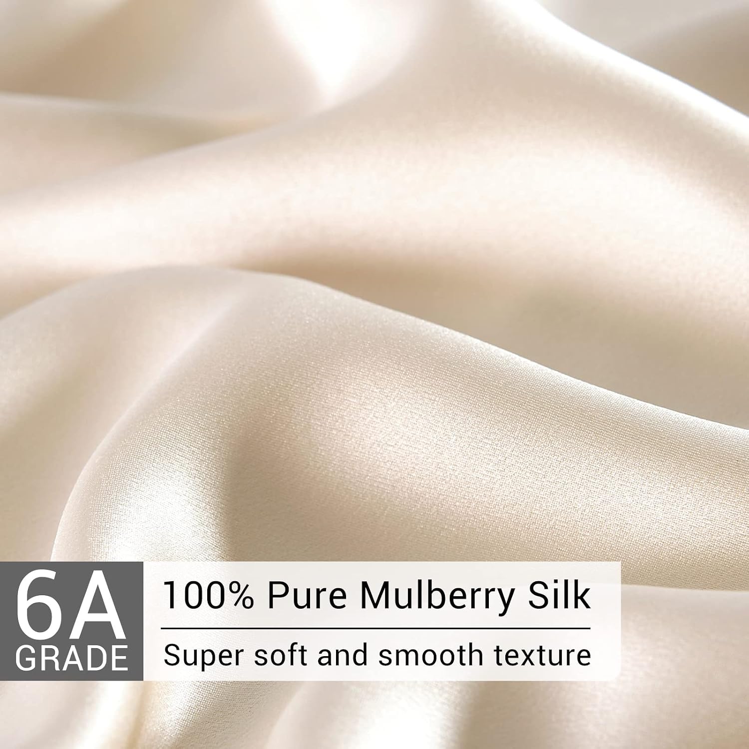 Vespersilk 100% Mulberry Silk Pillowcase for hair and skin Real Premium 19 Momme, Grade 6A Silk on Both Sides - Image 5