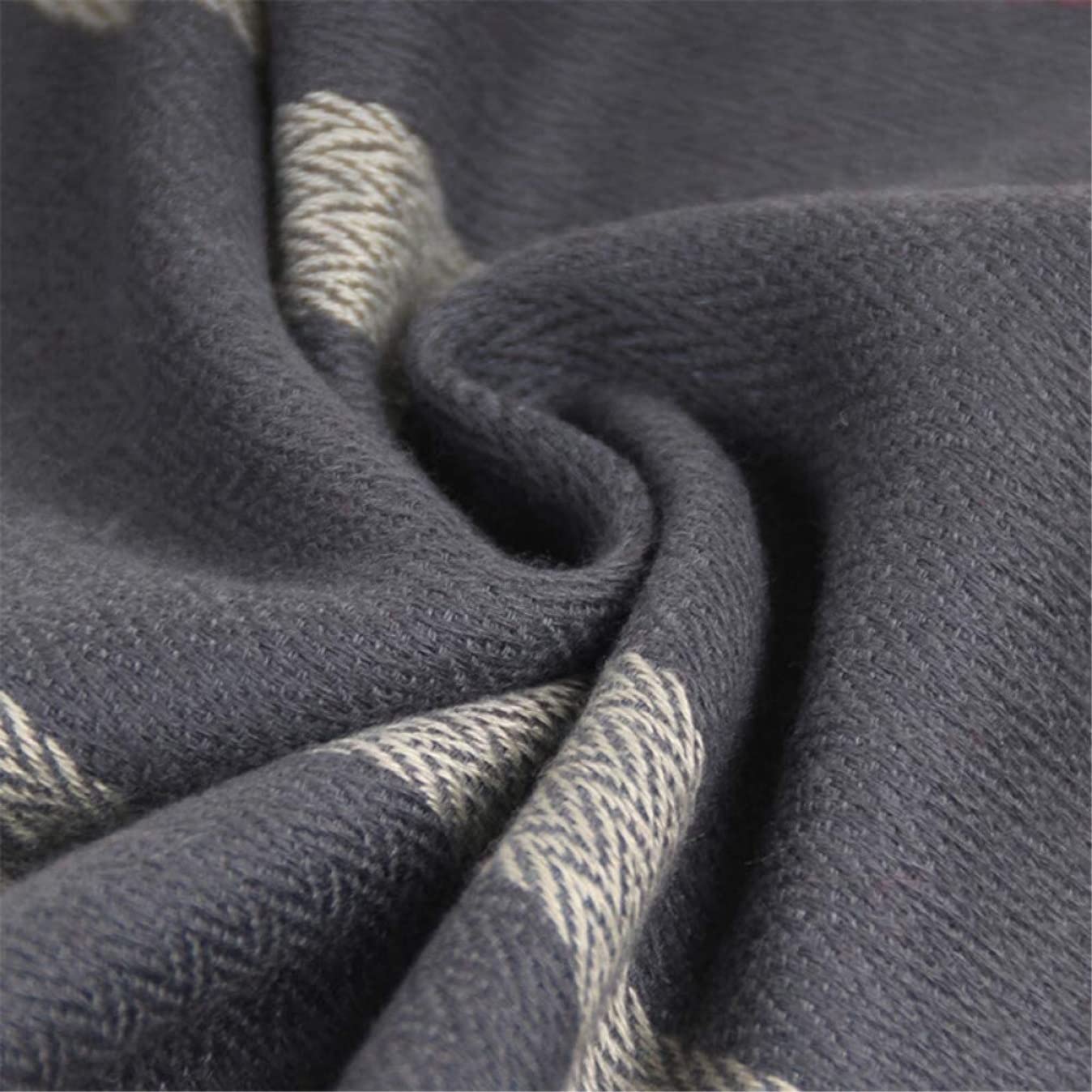 Sciarpa Invernale Sciarpa Autunno Inverno Uomo Sciarpe A Righe Casual Plaid Nappa Calda Scialli Morbidi