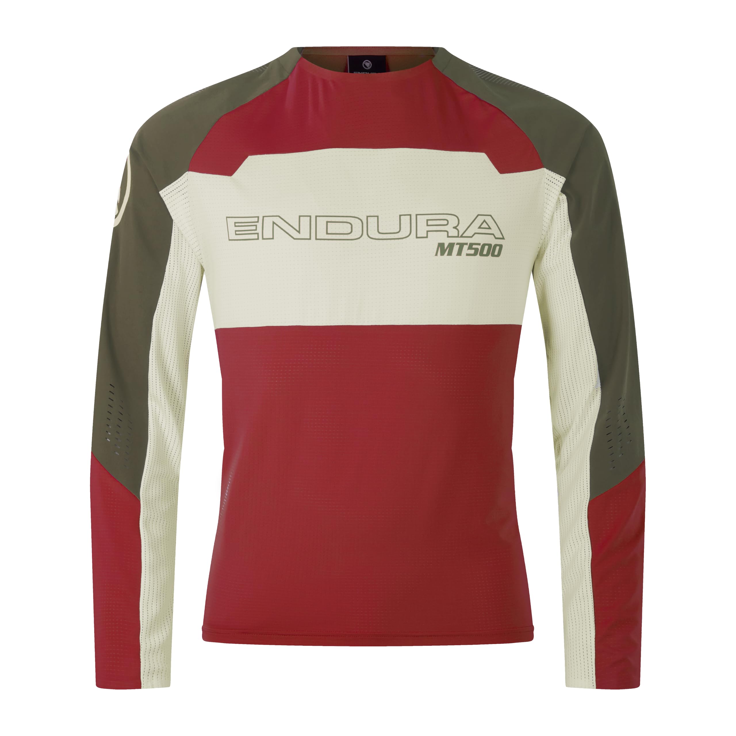 Endura MT500 Burner Lite Long Sleeve Enduro Jersey XL Red