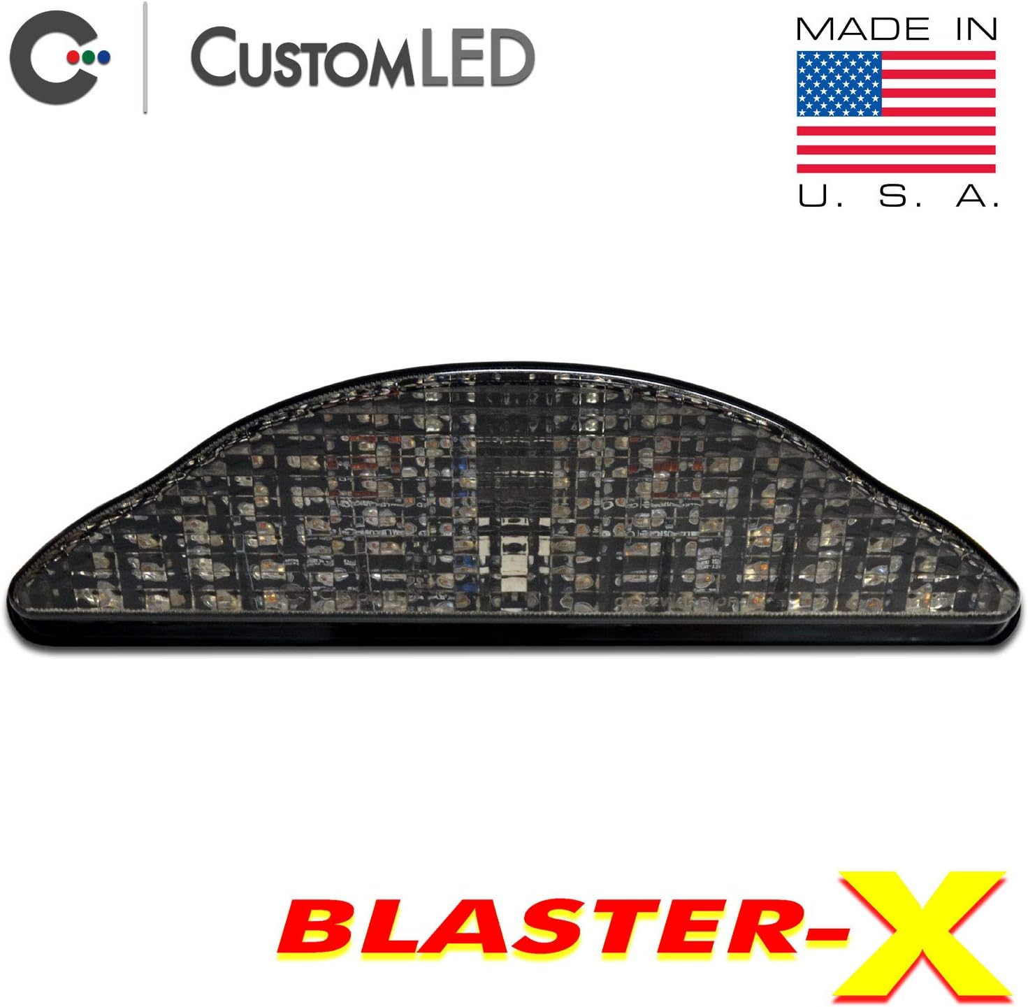 Blaster-X Integrated LED Tail Light for 2002-2009 Yamaha Warrior (Smoked Lens)