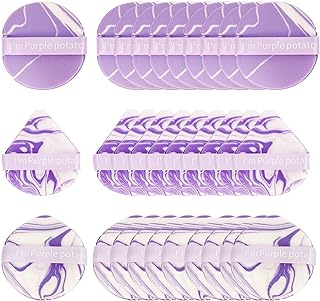 30 unidades de soplo de polvo morado con cojí...