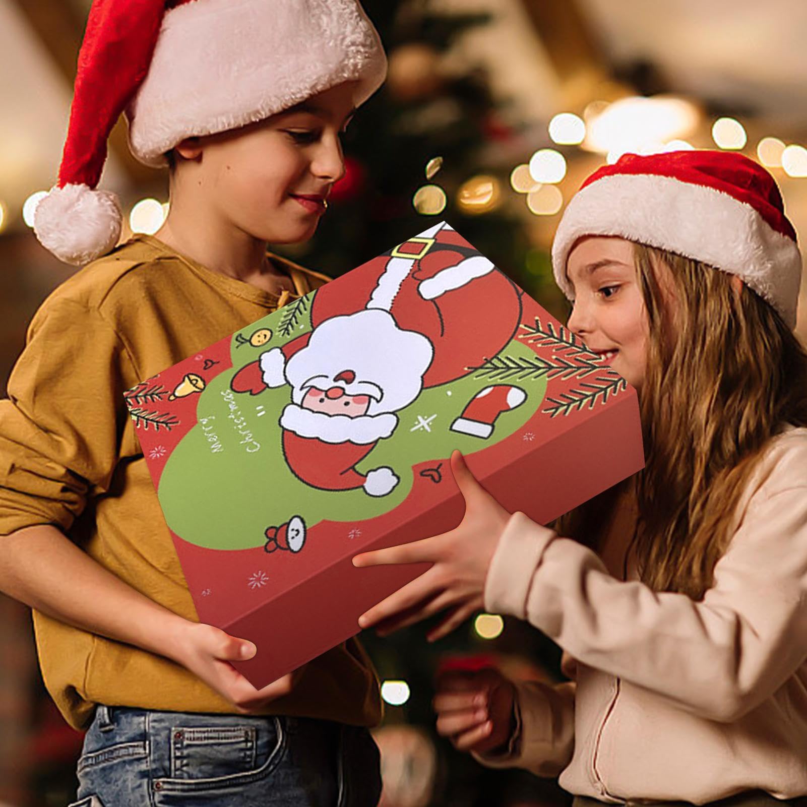 Wiederverwendbarer Adventskalender, wiederverwendbarer Countdown | Kalender 2025, Box zum Befüllen mit 24 Fächern, handgefertigte Hülle, Heimdekoration für, Fensterbank, Erwachsene, Kinder