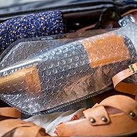 Vista 4 de Bolsa de vino reutilizable – 10 paquetes de protector de viaje para botellas de vidrio de viaje, doble capa de amortiguación de burbujas para avión