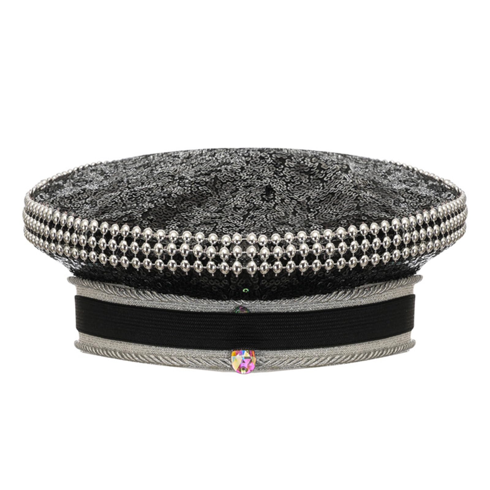 Genérico Sombrero para brillante diseñado para amantes de la música y asistentes a la fiesta Sombrero de cosplay transpirable y liviano para mujeres y niñas Festival de música