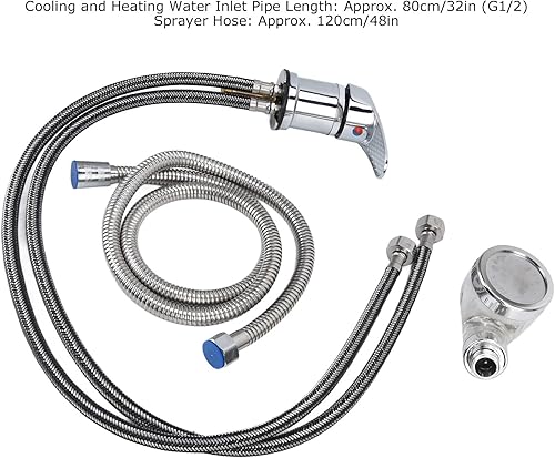 Miniatura 6 de Juego de rociador de grifo de cama de champú juego de interruptor de rociador de grifo de cama de champú chapado de aleación de zinc para club salón