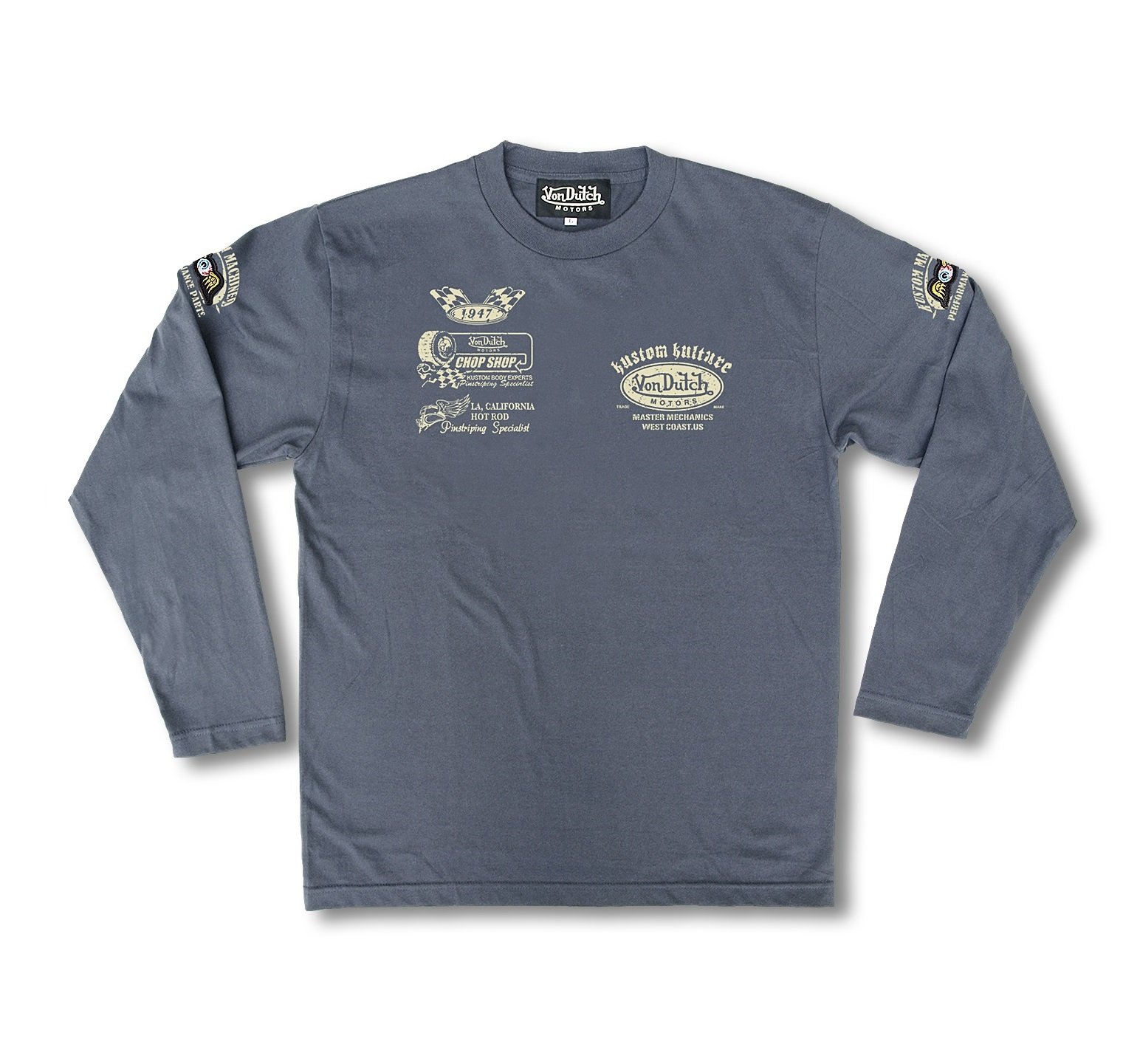 Amazon | ボンダッチ(VonDutch) ロングスリーブTシャツ DENIM XXL VOM