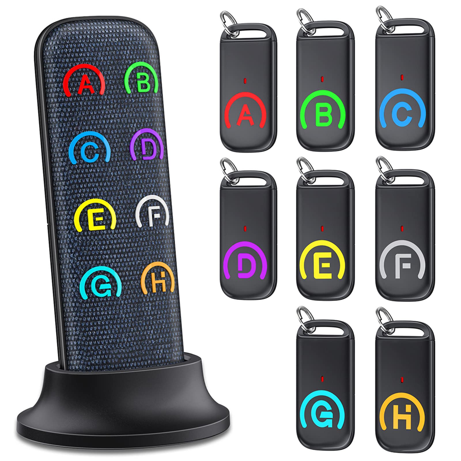 Rastreador inalámbrico electrónico, Monedero para teléfono móvil Dispositivo inteligente anti-perdida Rastreador anti-perdida Rastreador inteligente inalámbrico, 1 Arrastre 8