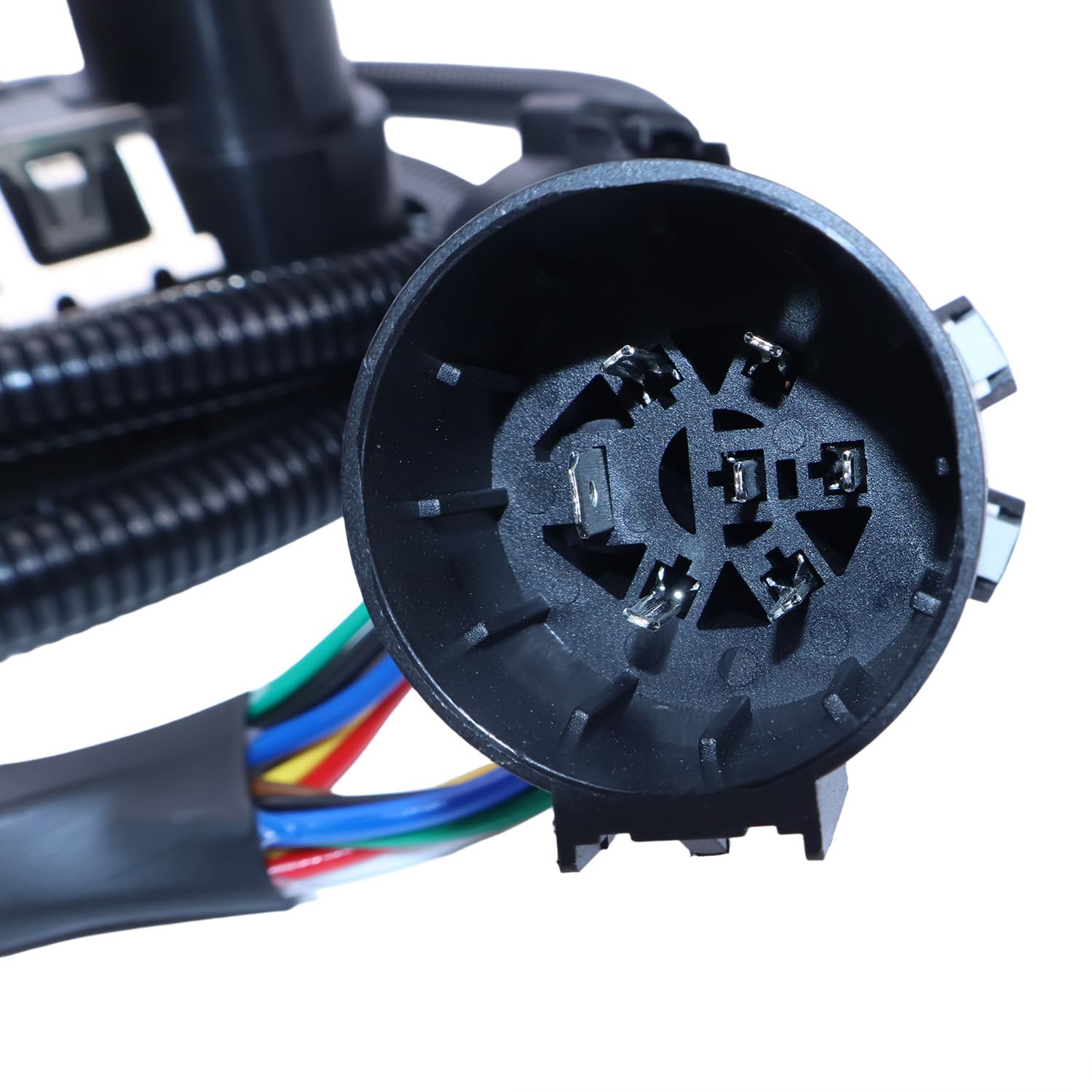 Trailer Connector Kit Wiring Kit 41167 7 Blade & 4 Flat 5th Wheel Kit Compatible with Ford GM Ram