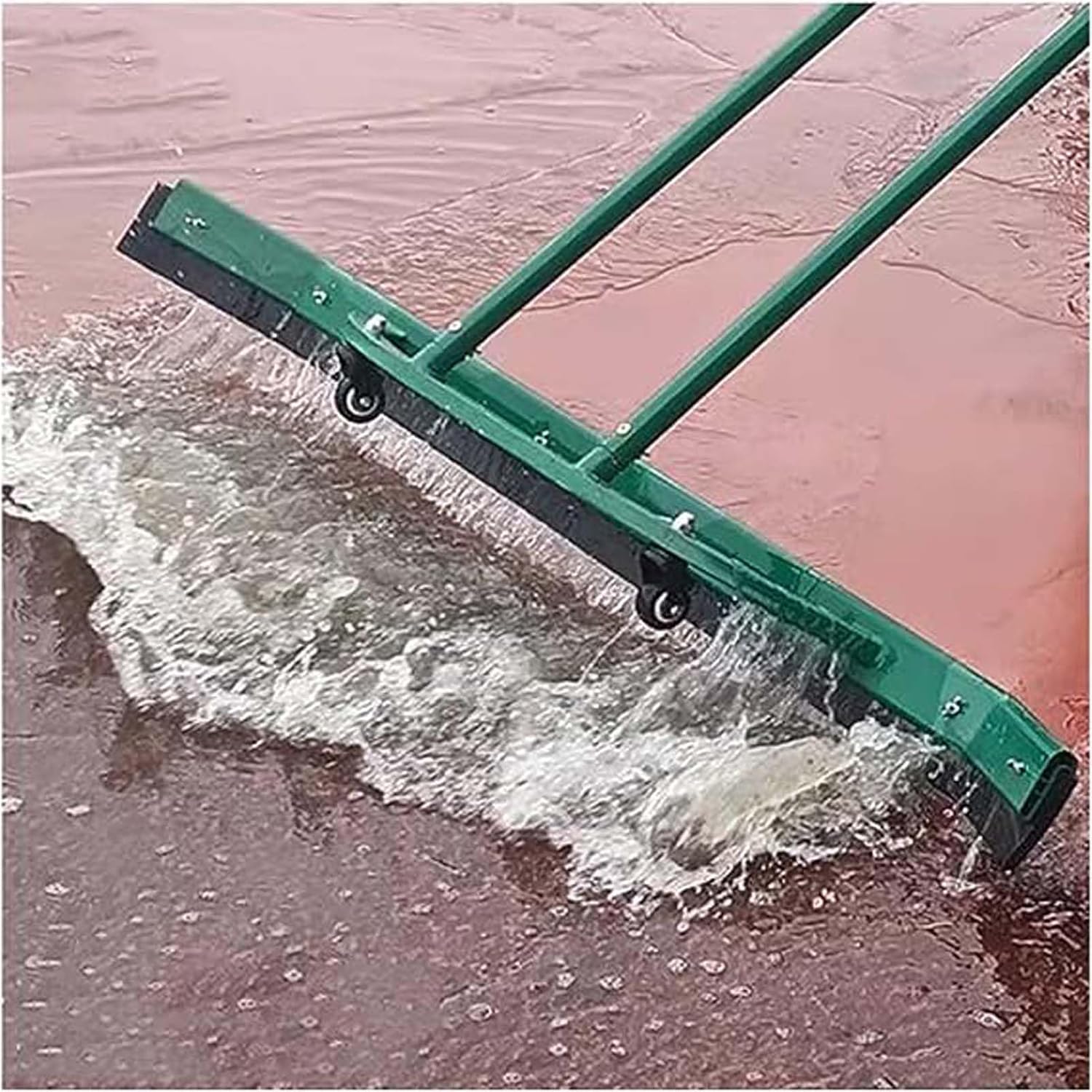 Inside Outside Rolling Professional Squeegees Water Pusher for Sport Court/Workshops, Commercial Heavy Duty Tennis Court Equipment Accessories, Complete Kits,B