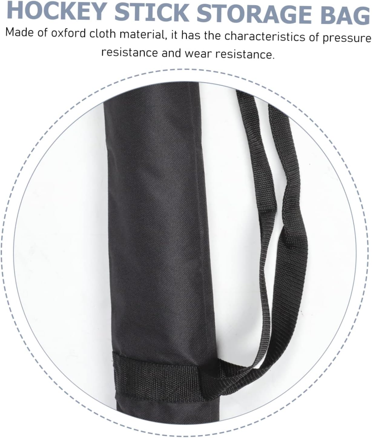 Hockey Stick Storage Bag Portable Pouch for Convenient Ice Hockey Equipment Easy to Clean and Design for Indoor and Outdoor Use