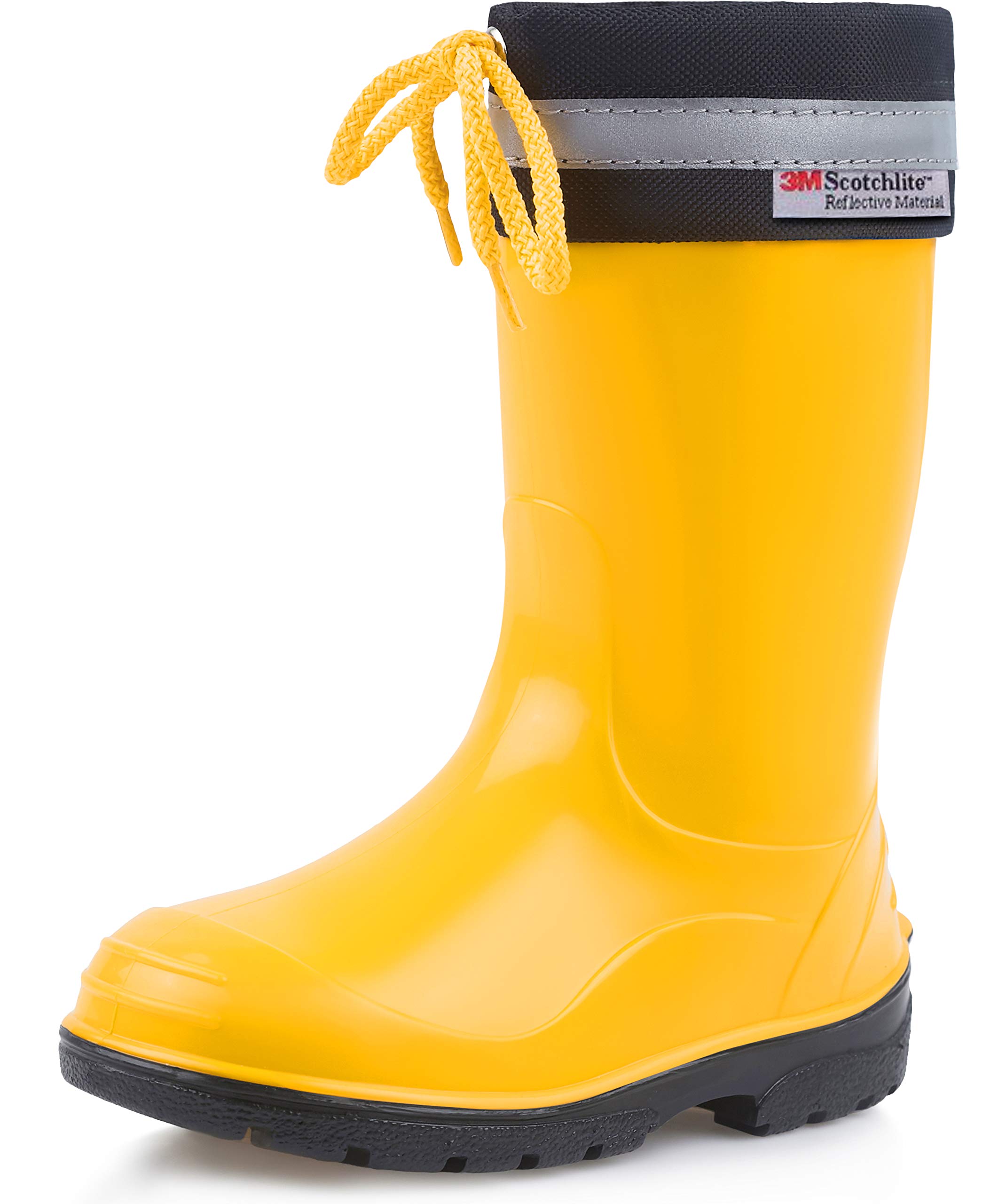 Ladeheid Kinder Gummistiefel mit Stulpe Regenstiefel für Jungen und Mädchen LA-972