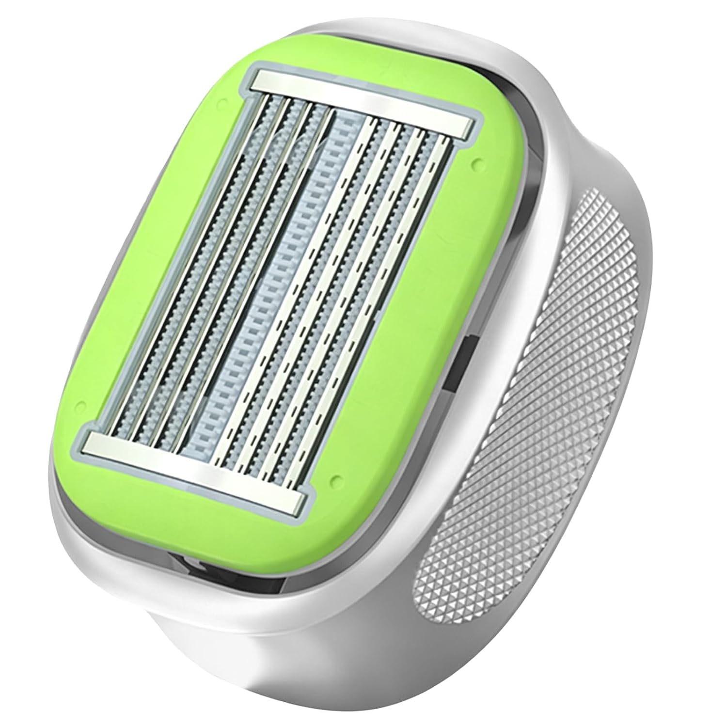 Manual Head Shaver for Bald Head Care | Portable Handheld Razor with Stainless Steel Blade | Safe, Smooth for Body Grooming at Home or While Traveling (Green)