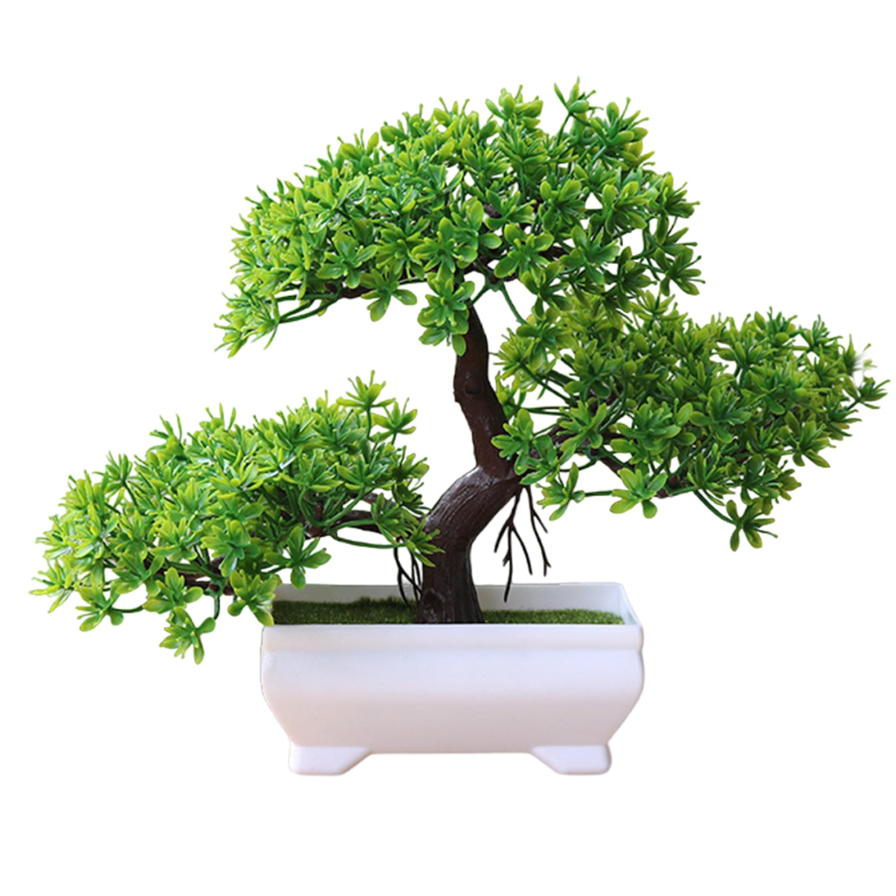 Artificial Bonsai Tree, Simulation Realistic Fake Bonsai Tree, Small Decorative Potted Plant for Home Office Tabletop Fake
