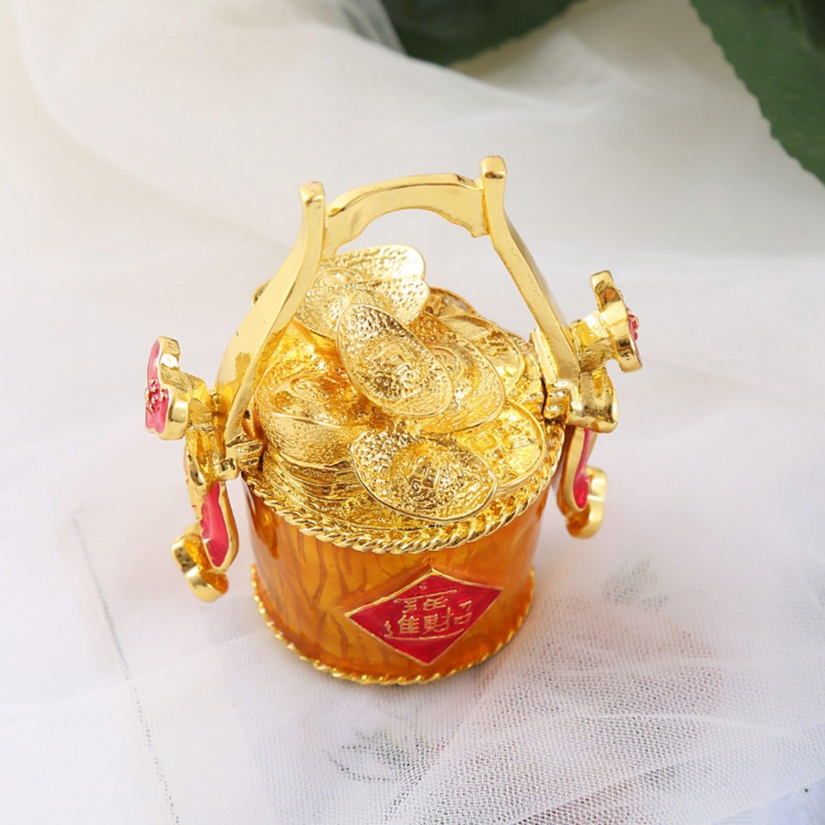 希少 レトロヴィンテージ 小物入れ　金運　玉の輿運 Amazon.co.jp: 財宝を招き 風水 ジュエリーボックス 金運アップ 商売