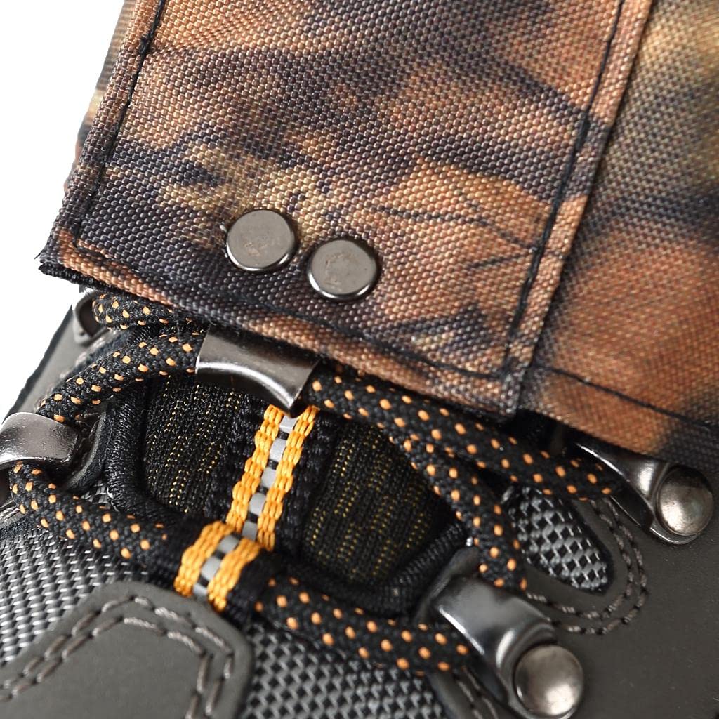 Polainas Impermeables para Nieve Polainas de Pierna Cubrebotas Protector de Zapatos con Ajuste Elástico Y Doble Capa Térmica Adecuado para Actividades