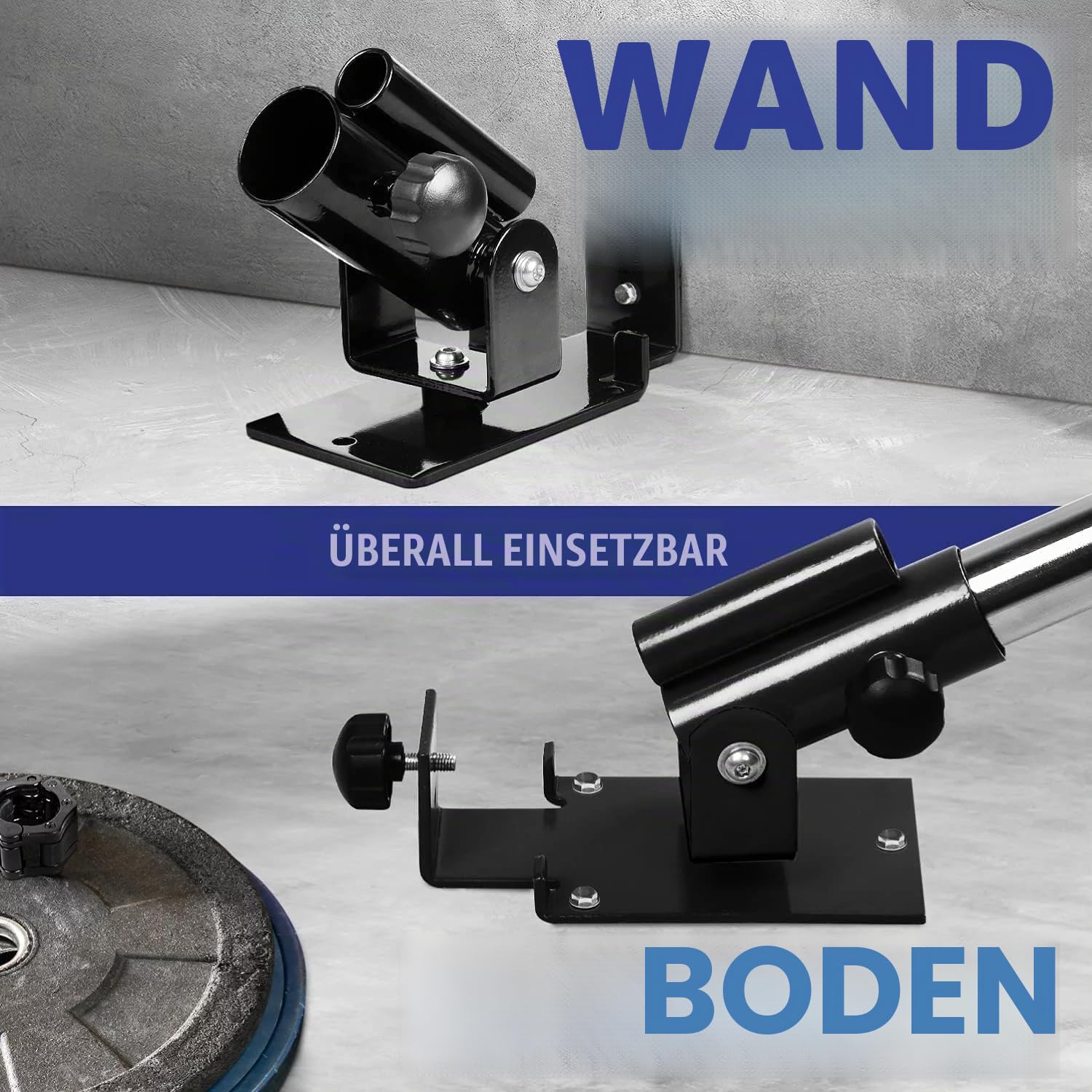 Yes4All Deluxe T-Bar Row Plattform - 360° schwenkbar - Passend für 1" Standard und 2" Olympiastangen – ideal für das Fitnessstudio zu Hause