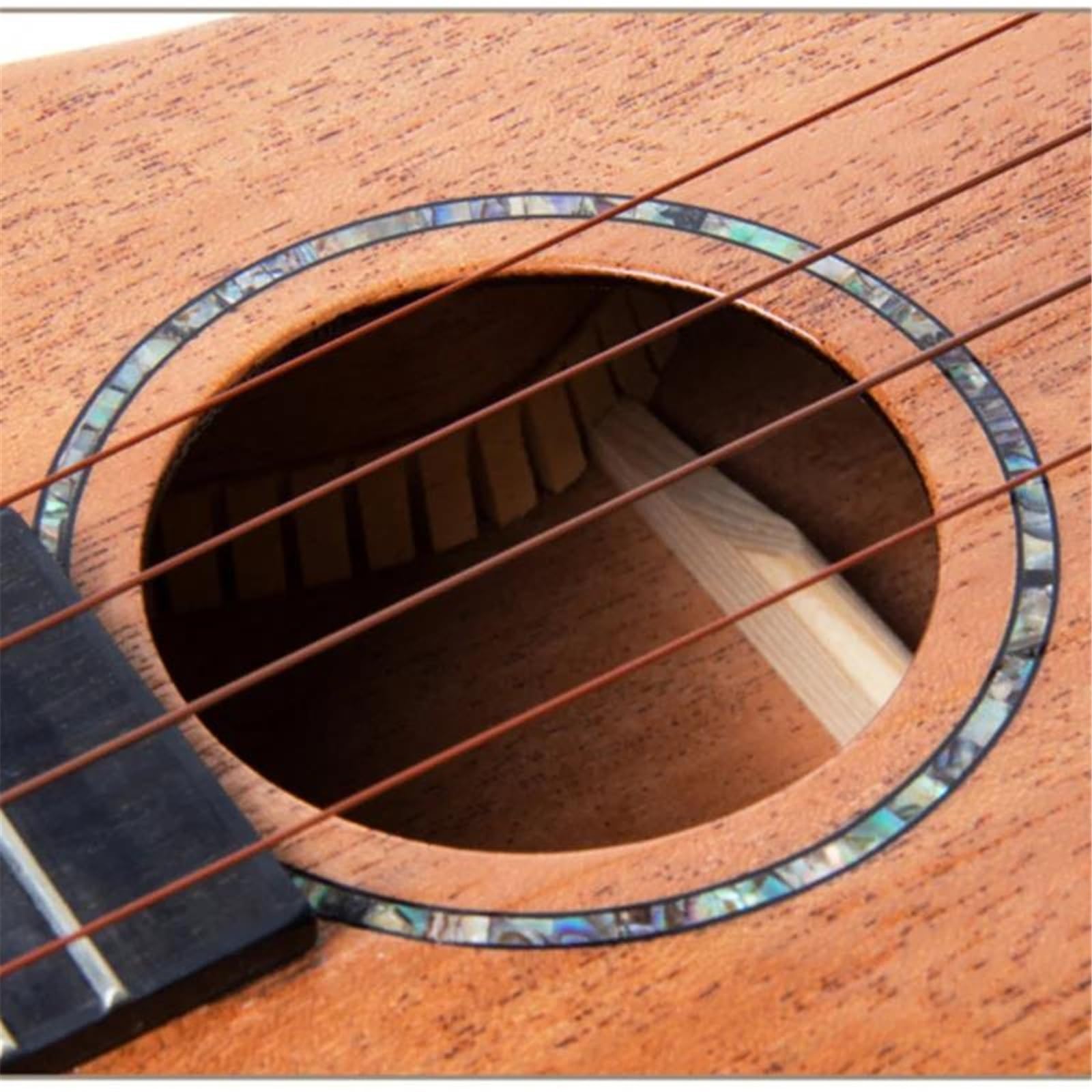 Ukulele dla dorosłych Ukulele 24 26 Cali W Całości Z Litego Mahoniu Mini Elektryczny Sopran Koncert Tenorowa Gitara Akustyczna 4 Struny Ukulele Pickup(A,24inch)