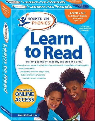 Hooked on Phonics Learn to Read - Levels 7&amp;8 Complete: Early Fluent Readers (Second Grade | Ages 7-8) (4) (Learn to Read Complete Sets)