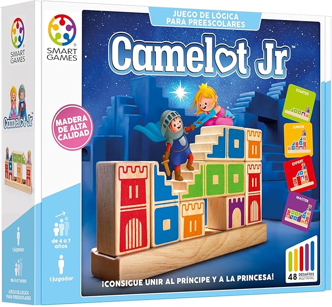 Smartgames Camelot Jr: Juego Educativo y Rompecabezas para Niños de 4 Años