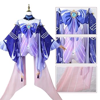 原神心海 コスプレフルセット　Sサイズ Amazon.co.jp: 『ウィッグ付き』原神 珊瑚宮心海 コスプレ衣装
