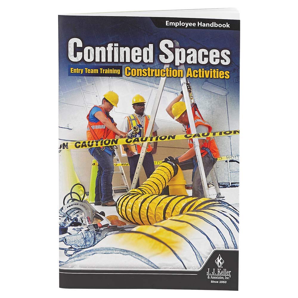 J. J. Keller Confined Spaces: Entry Team Training - Construction Activities Video Training Book, Meet OSHA Requirements, English