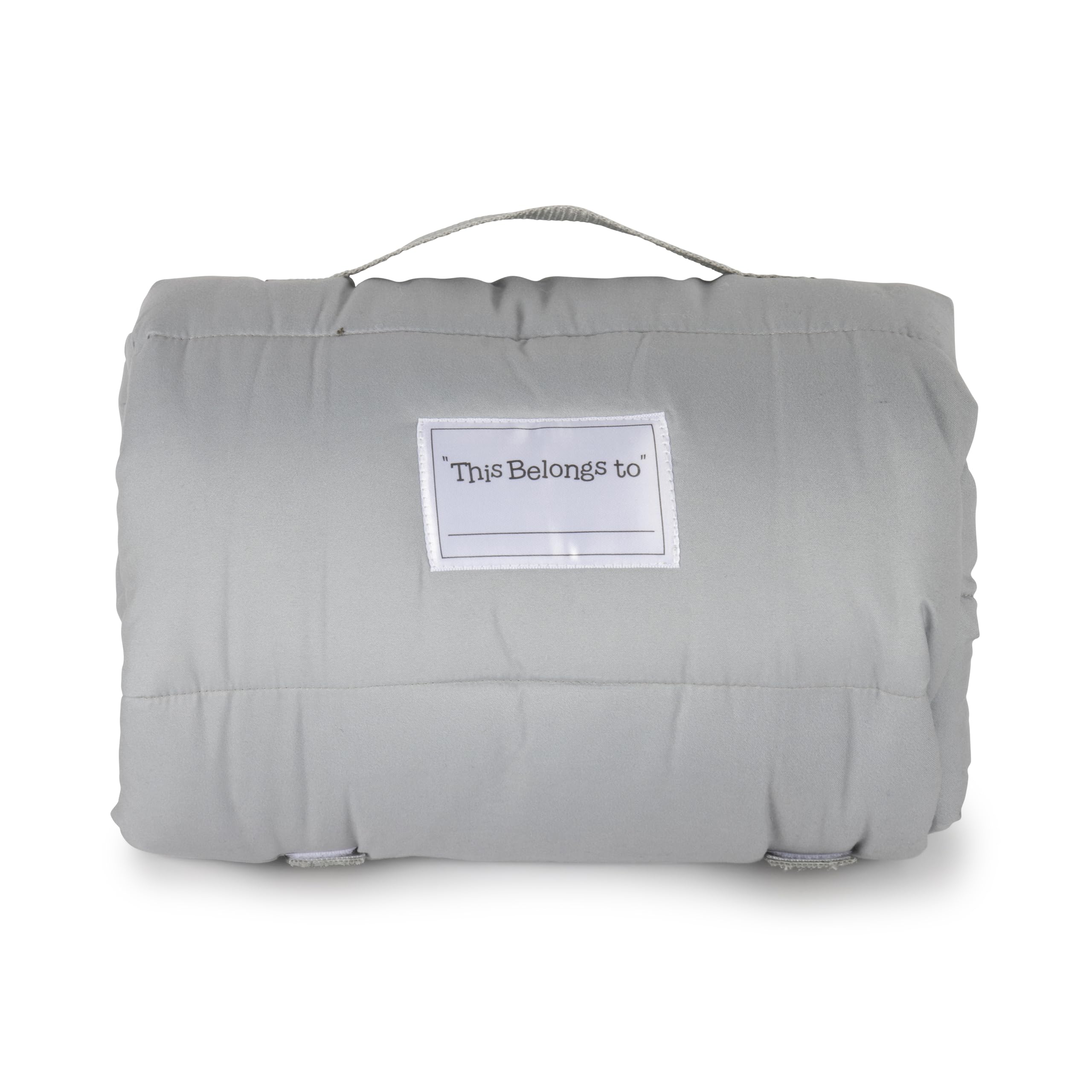 Kinder-Schlafmatte mit integriertem Kissen und Decke – weicher Mikrofaser-Schlafsack für Übernachtungen 51 x 117 cm