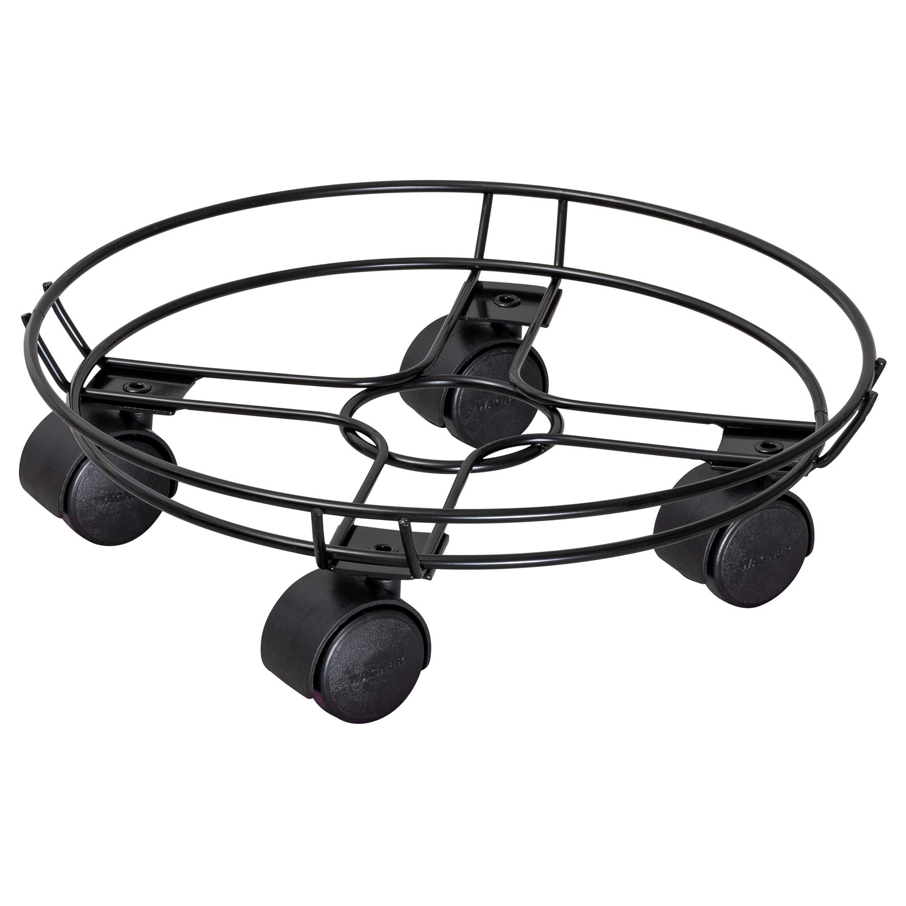 WAGNER support à roulettes pour pot de fleur noir Ø 30 cm