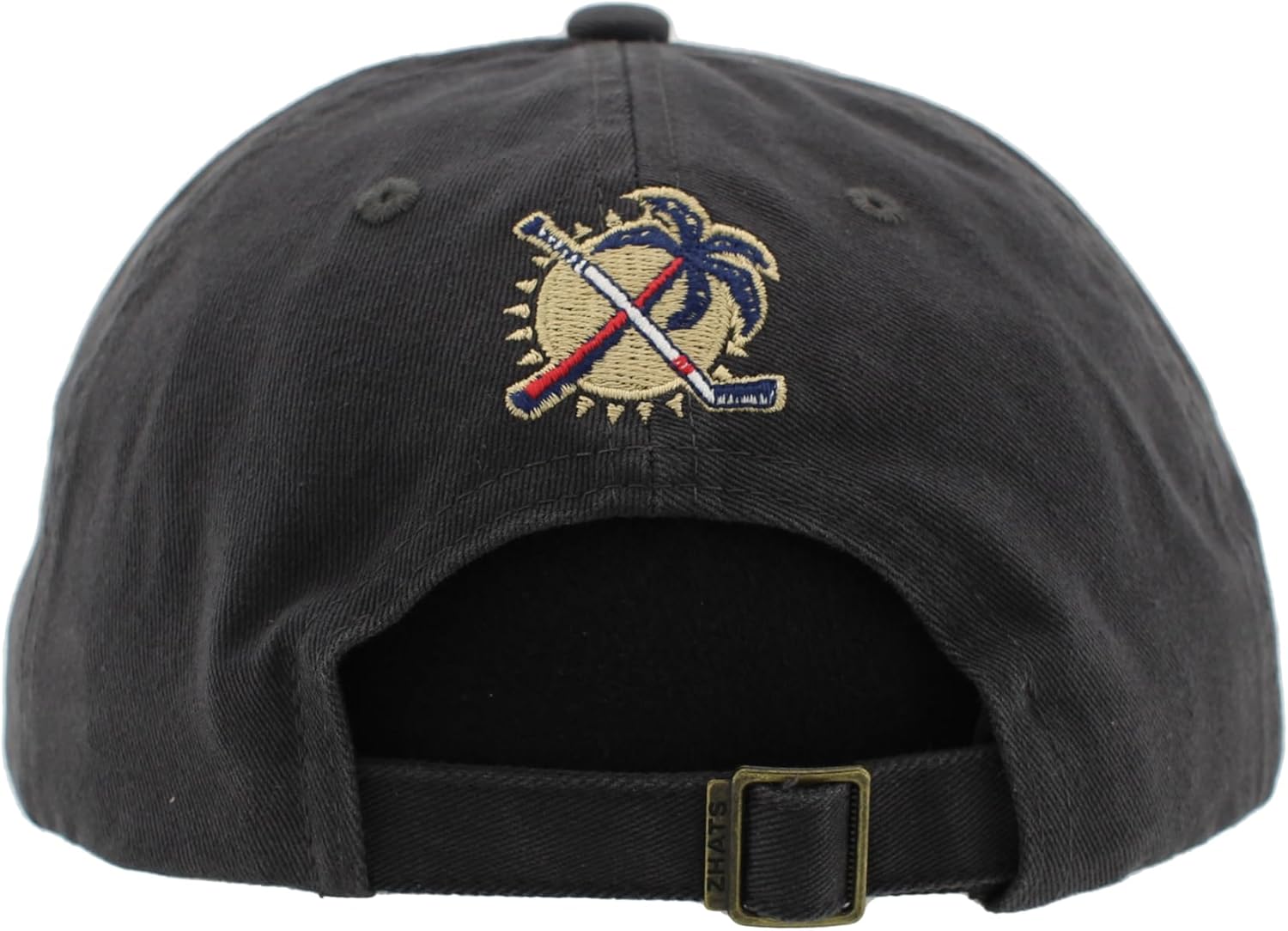 ZHATS NHL Unisex-Adult NHL Officially Licensed Adjustable Hat Scholarship Icon Charcoal - Image 4